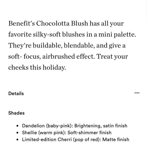 Chocolotta Blush Mini Blush Holiday Palette - Picture 8 of 8